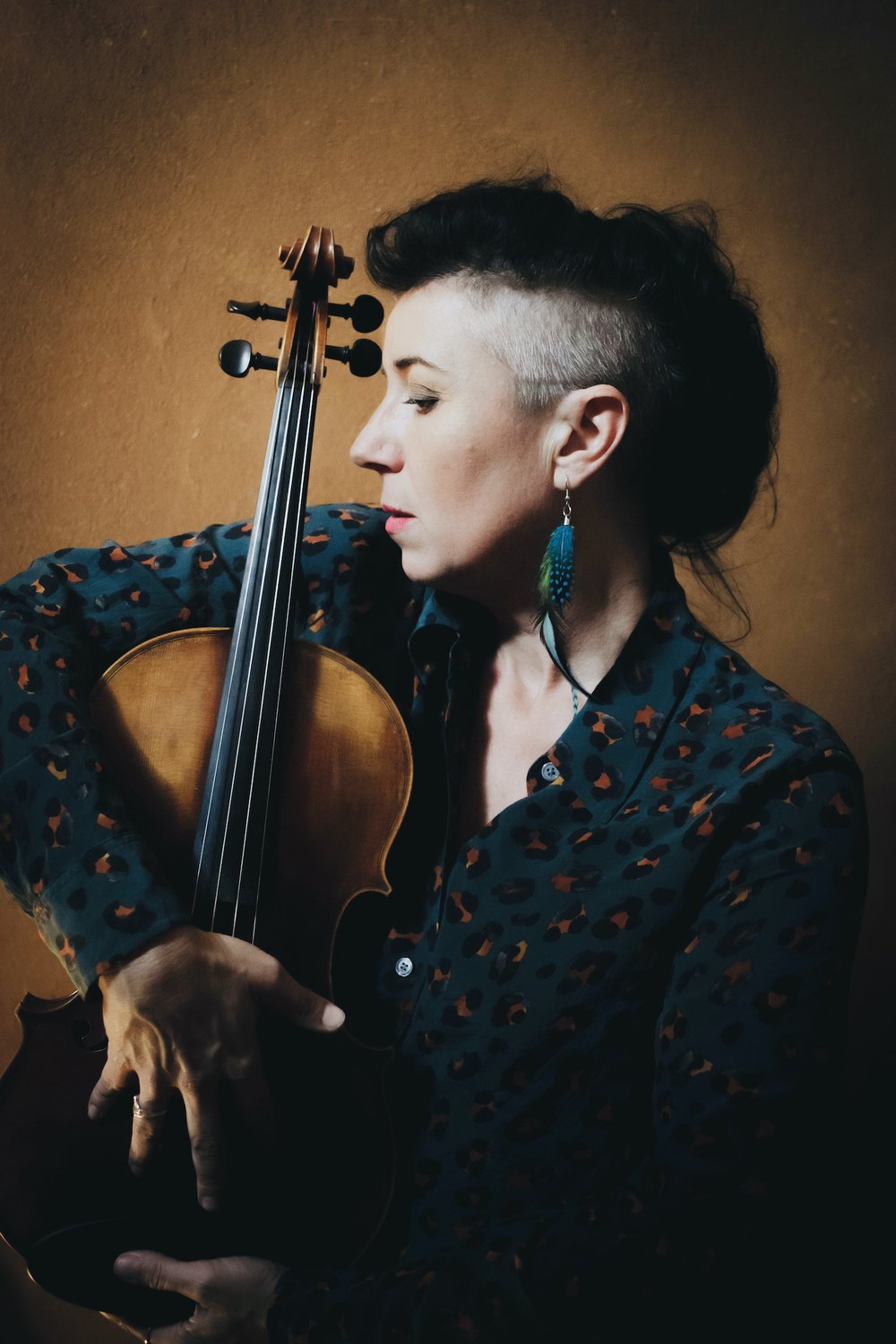 Marion Diaques et son violon alto